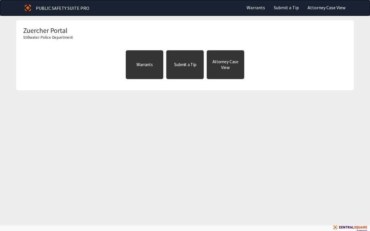 Payne County active warrant search Stillwater Public Safety Suite search controls